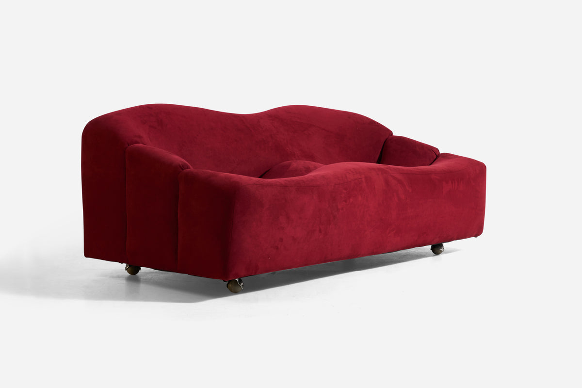 NEW ARRIVAL BRITISH 　 ポップアートストライプPt Pierre Paulin, ABCD Sofa, Red Velvet, Artifort, Netherlands