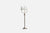 Josef Frank, Floor Lamp, Brass, Leather, White Fabric, Svenskt Tenn, 1950s Default Title