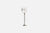 Josef Frank, Floor Lamp, Brass, Leather, White Fabric, Svenskt Tenn, 1950s Default Title
