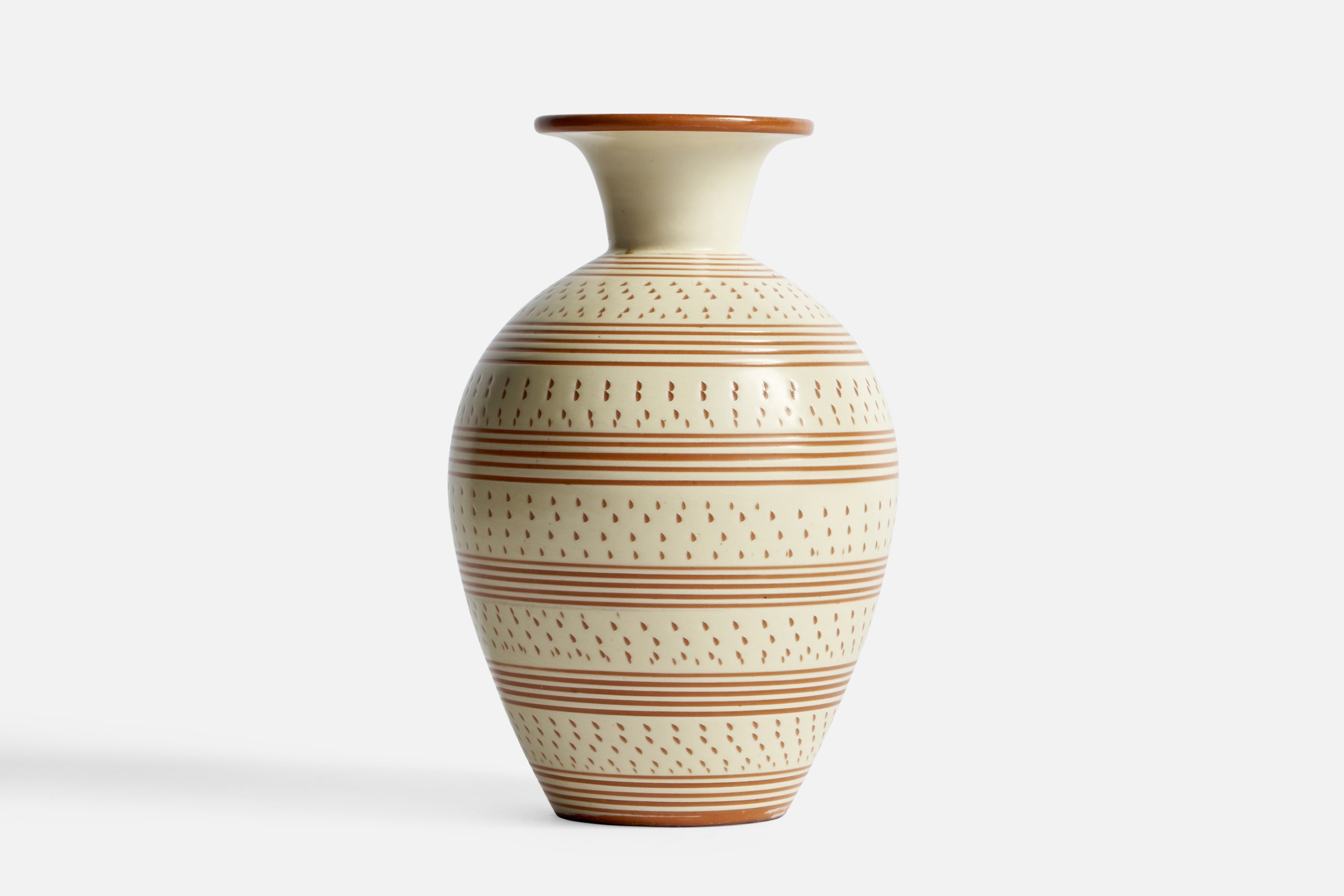Töreboda Keramik, Vase, Ceramic, Sweden, 1930s – PRB