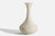 Gunnar Nylund, Vase, White-Glazed Stoneware, Rörstand, Sweden, 1950s