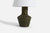 Swedish Designer, Table Lamp, Glazed and Incised Stoneware, Sweden, 1960s Default Title