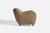 Melchiore Bega Attribution, Lounge Chairs, Shearling, Wood, Italy, 1940s