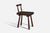 French Designer, Stool / Side Chair, Solid Stained Wood, France, 1950s Default Title