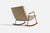 Milo Baughman, Rocking Chair, Fabric, Metal, Wood, USA, Thayer Coggin, 1950s Default Title