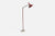 Stilux Milano, Red Floor Lamp, Brass, Metal, Marble, Italy, 1950s Default Title