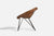 Italian Designer, Small Chair, Wicker, Metal, Italy, 1950s Default Title