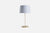 Swedish Designer, Sizeable Table Lamps, Beige-lacquered Metal, Sweden, 1950s Default Title