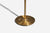 Ystad Metall, Floor Lamp, Brass, Fabric, Sweden, 1940s Default Title