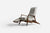 Vladimir Kagan, Lounge Chair, Walnut, White Bouclé, Kagan-Dreyfuss, Inc, c. 1950 Default Title