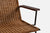 American Designer, Lounge Chair, Cane, Wood, Metal, USA, 1950s