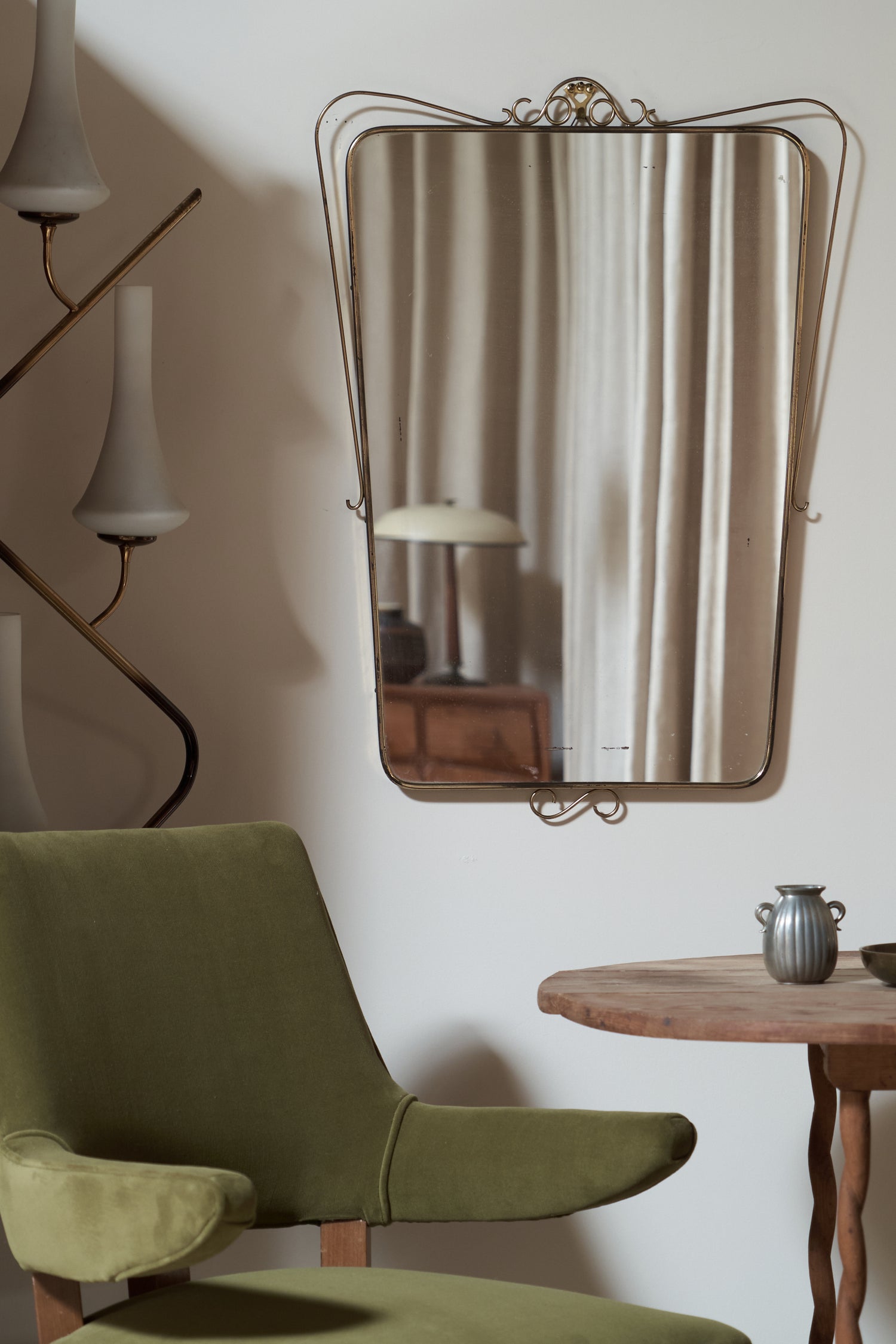 Chaty Vallauris AM, Mirror, Iron, France, 1960s – PRB